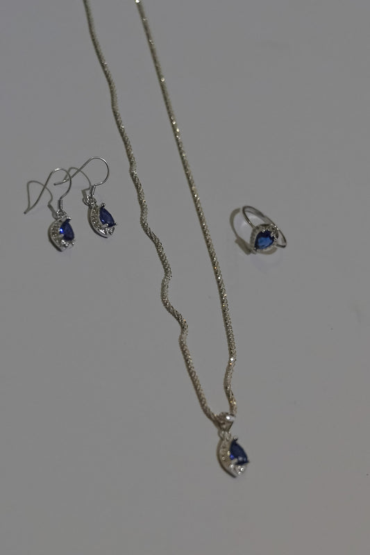 Blue Veil: Pendant Set