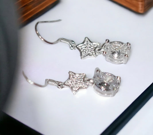 Luna Stardust:Italian Silver Ear Rings