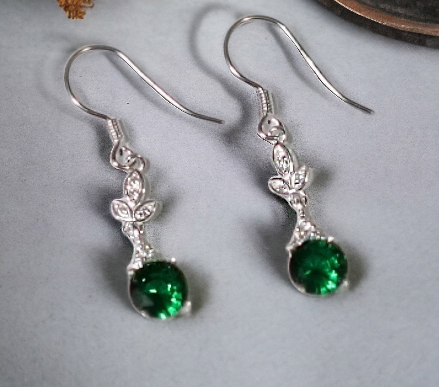 Meadow Sparkle: Italian Silver Ear Rings