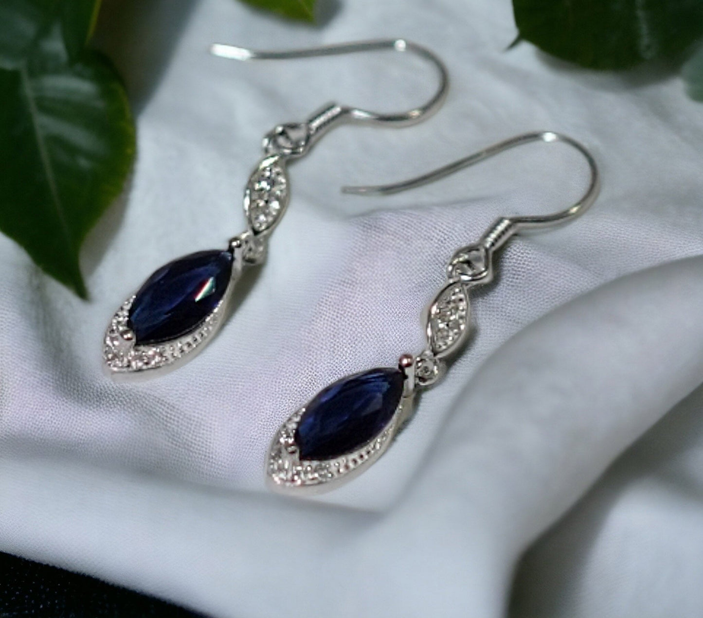 Royal Wave: Italian Silver Earrings