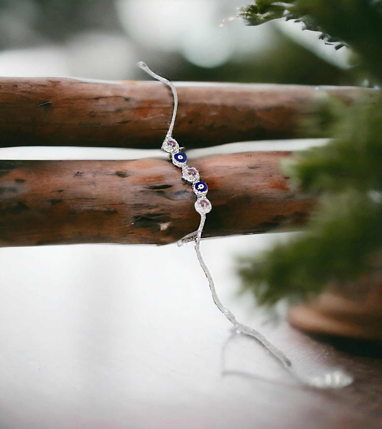 Istanbul Charm: Italian Silver Bracelet