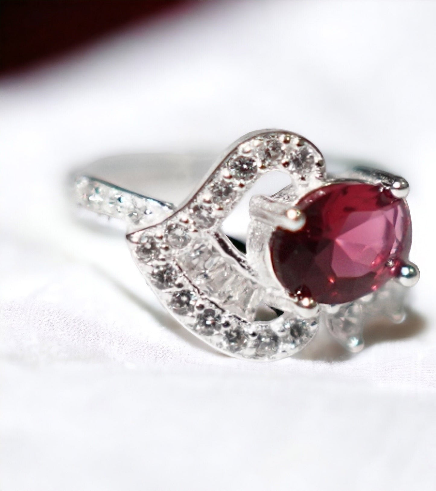 Velvet Love: Italian Silver Ring